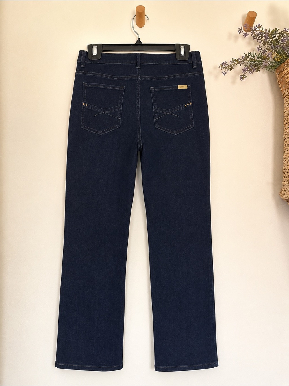Chico’s So Slimming Dark Wash Jeans Women’s Size 3 Short Stretch 16/18